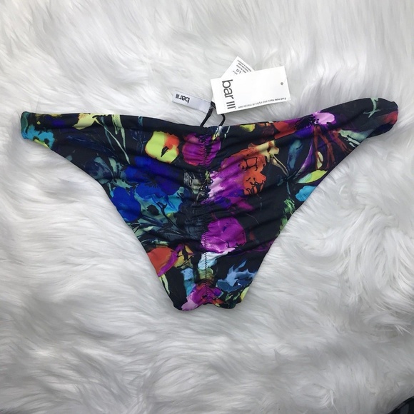 BarIII Painted Posies Floral-Print Cheeky Floral Medium - Picture 6 of 6